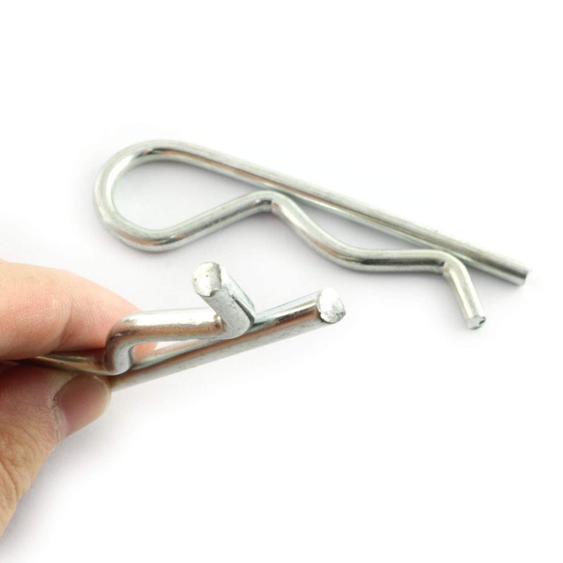 LQ Industrial 2 PCS Stainless Steel R Clips Spring Retaining Wire Hair Pins Lynch Cotter M5x100 - Image 4